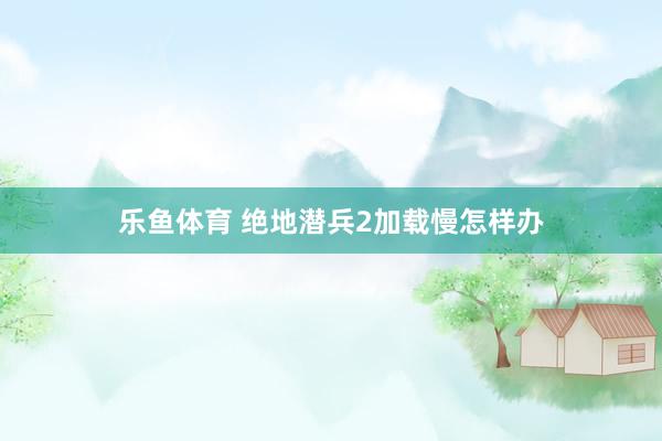 乐鱼体育 绝地潜兵2加载慢怎样办